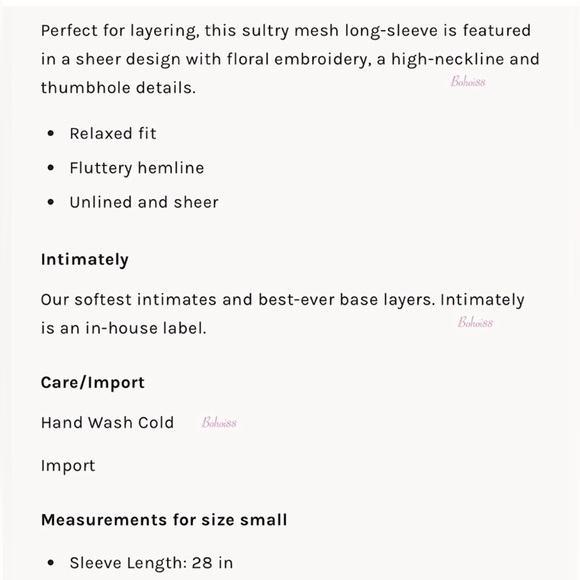 Free People Lady Lux Layering Top | Night Swim |XS - Picture 7 of 12